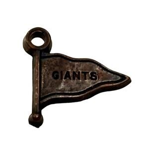 Vintage New York Giants Pennant Flag Gumball Charm Plastic